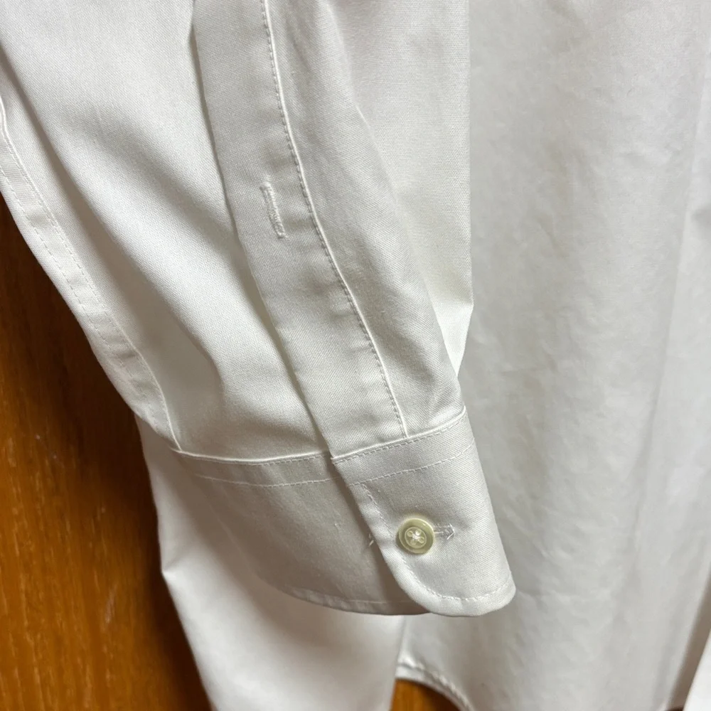 Roundtree & Yorke White Dress Shirt - Picture 5 of 8